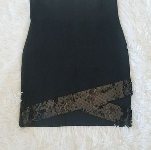 BCBG MaxAzria bandage ribbed skirt